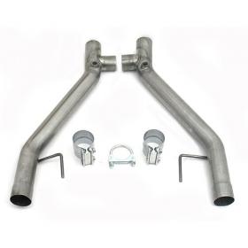 FDB Slip-On Muffler Exhaust Mid Pipes – Titanium Finish For Yamaha YZF R6 (2006-2019)