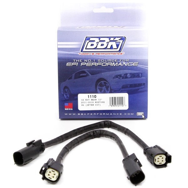 BBK O2 Oxygen Sensor Extensions - Rear (11-14 Mustang) 1110