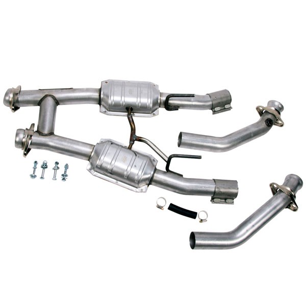 BBK High Flow H Pipe with Converters (1986-93 Mustang 5.0) BBK 1521