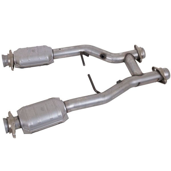 BBK Short H-Pipe w/ High-Flow Converters (96-04 Mustang 4.6)