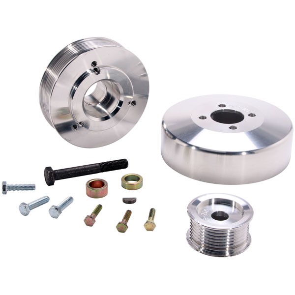 BBK Underdrive Pulley Kit - Aluminum (97-04 F-Series, Expedition 4.6, 5.4) 15550