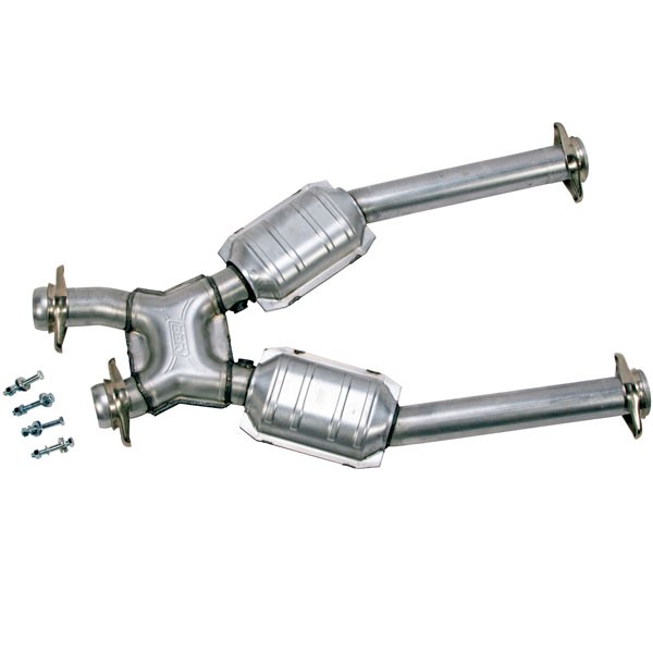 BBK 2.5" Short X-Pipe w/ Converters (1996-04 Mustang GT, Cobra) BBK 1638