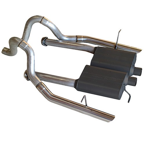 Flowmaster American Thunder Cat Back w/ Stainless Tips (1998 Mustang GT/Cobra) 17215