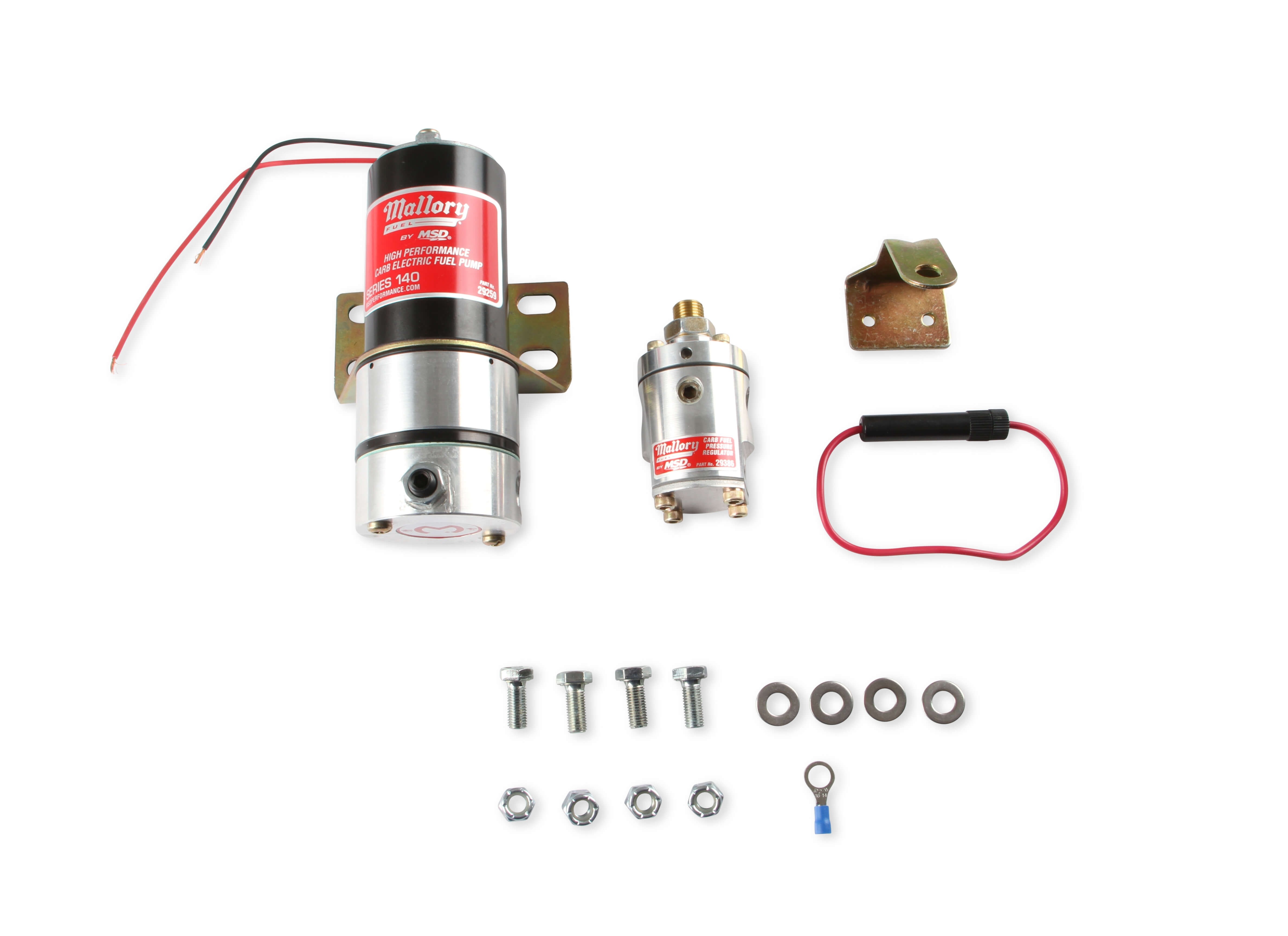 Mallory 140 GPH Fuel Pump and Non-Bypass Regulator Kit