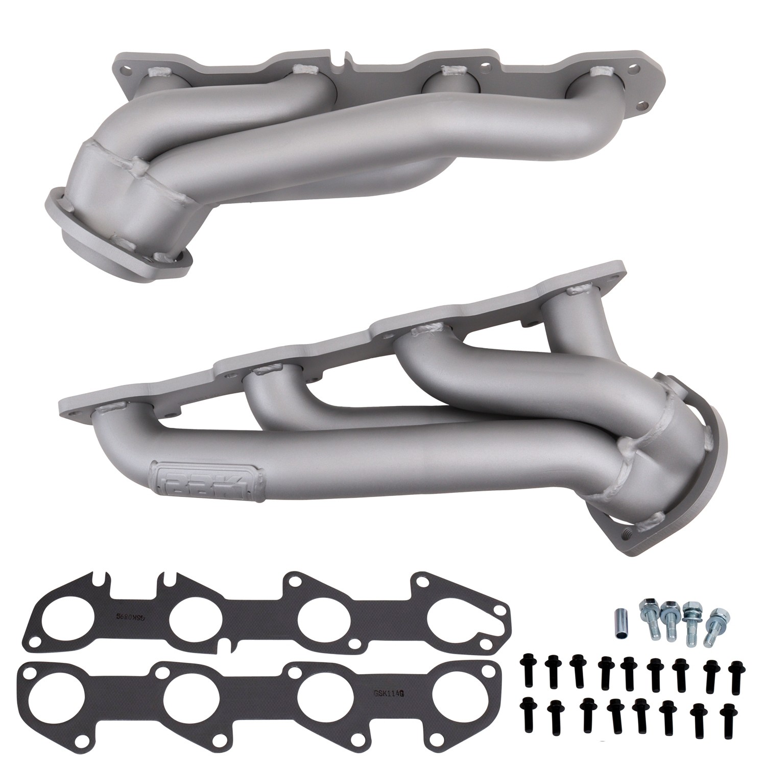 BBK Shorty Headers - Chrome (05-08 Charger, Challenger 5.7)