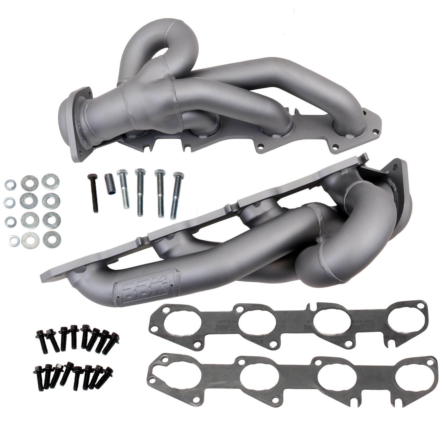BBK Shorty Headers - Titanium Ceramic (09-18 Ram 5.7L and 19-24 Classic)