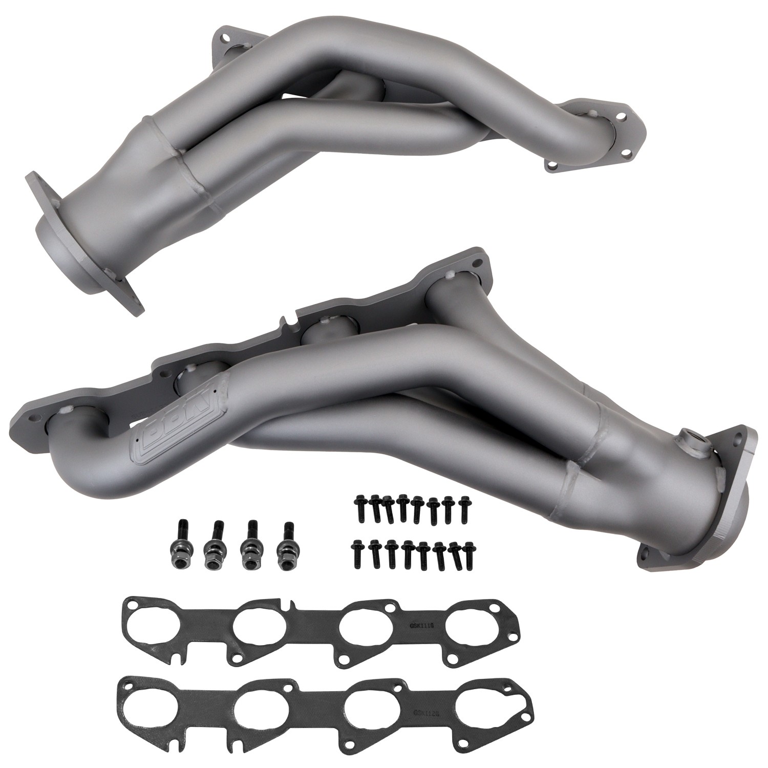 BBK Shorty Headers - Titanium Ceramic (11-24 Charger, Challenger 6.4L)