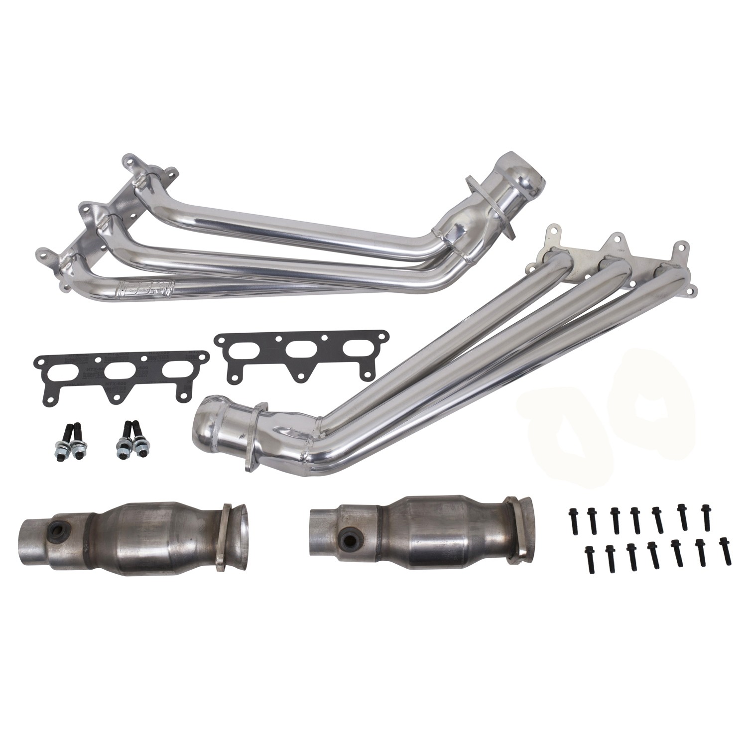BBK 1-3/4" Coated Long Tube Headers w/ Converters (10-11 Camaro V6)