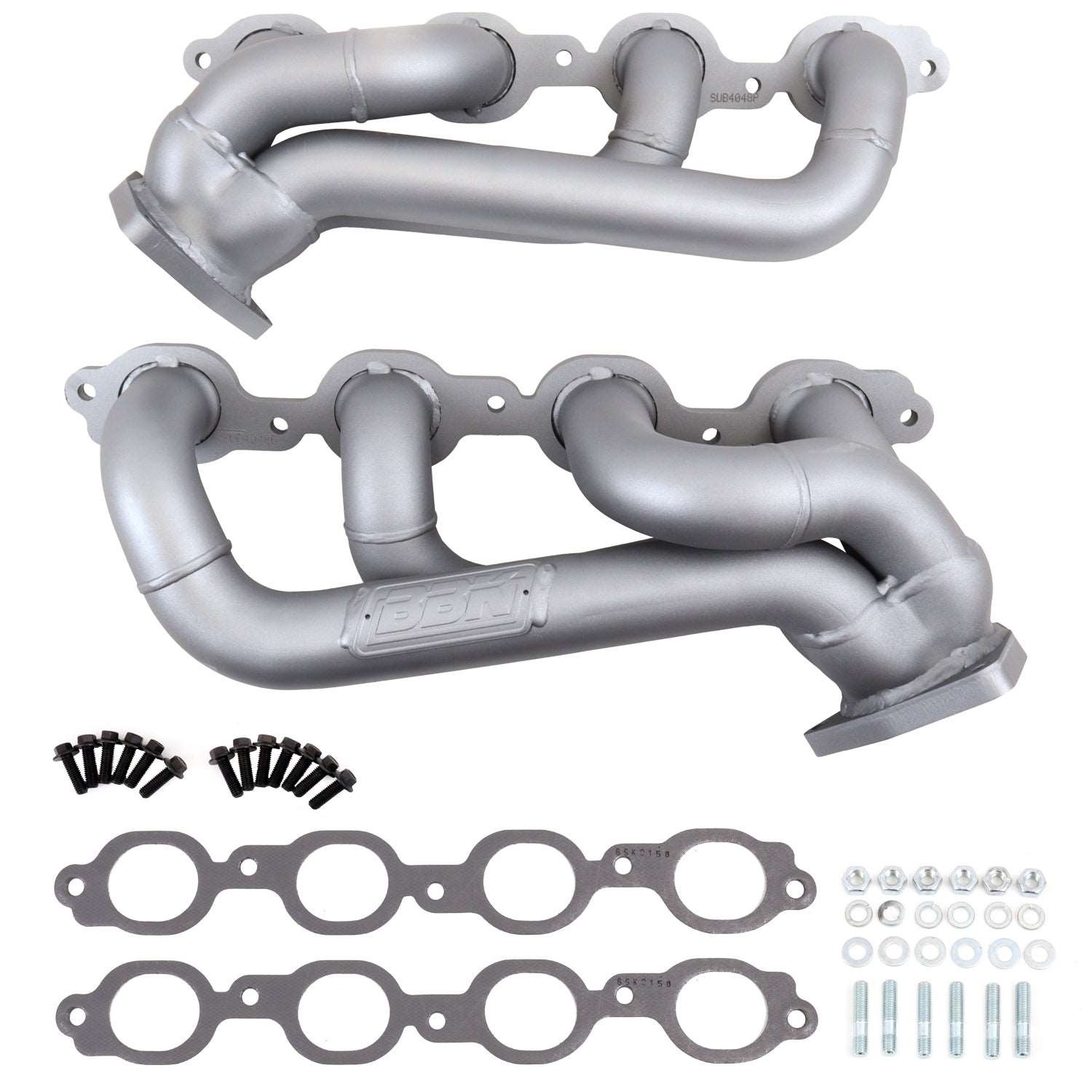 BBK 19-25 Chevrolet Full Size Truck 5.3/6.2L 1-3/4” Shorty Exhaust Headers - Titanium Ceramic