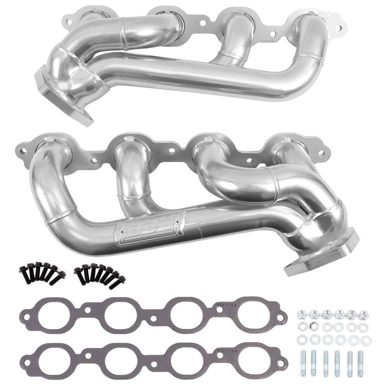 BBK 19-25 Chevrolet Full Size Truck 5.3/6.2L 1-3/4” Shorty Exhaust Headers - Polished Ceramic