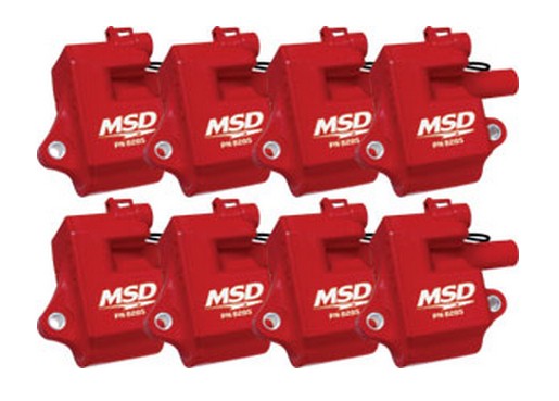 MSD Ignition Pro Power Coil Kit - 8 Pack (1997-07 GM LS1/LS6 V8 Engines) 82858