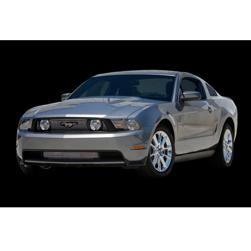 10-12 Ford Mustang GT Brushed Front Main Billet Grille
