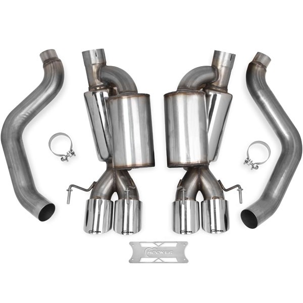 Hooker Blackheart Axle Back Exhaust Kit (05-08 Corvette)
