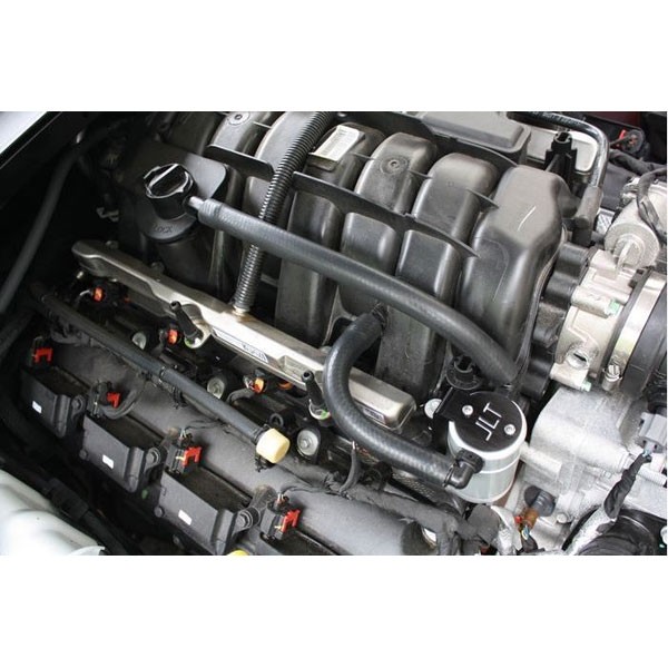 JLT Oil Separator Ver. 3.0 Passenger Side Black (05-17 5.7 HEMI)
