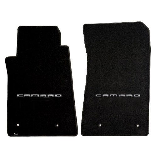 Lloyd Floor Mats Black w/ Silver Logo (10-12 Camaro) VT-CAM4-BLK-S