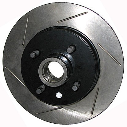 1987-93 Mustang 5.0 Powerslot Slotted 4 Lug Front Brake Rotor Left