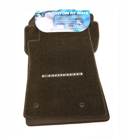 Lloyd Floor Mats Black w/ Silver Camaro Logo (10-12 Camaro)