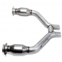 BBK Short H-Pipe with High Flow Converters (15-17 Mustang V6) 1465