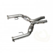 BBK 2-3/4" Short X-Pipe with Converters (05-10 Mustang GT)