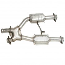 BBK Performance 2.5" Short X-Pipe w/ Converters (1996-04 Mustang GT, Cobra) BBK 1638