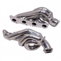 Ford F-150 5.0 1-3/4 In. Shorty Tuned Length Exhaust Headers - Polished Ceramic Finish (2011-2014)