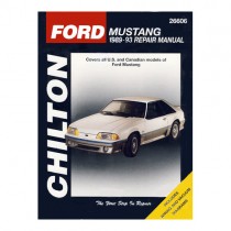 1989-93 Mustang GT V6 Chilton Repair Manual Book