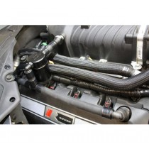 JLT Oil Separator V3.0 Pass Side Black (11-17 Mustang w/ Roush SC)