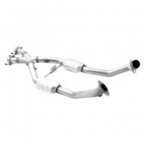 Magnaflow Tru-X-Pipe With Converters (94-95 Mustang 5.0)