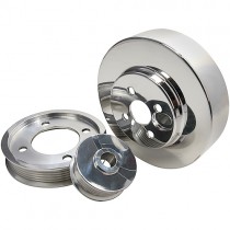 BBK Polished Aluminum Underdrive Pulley Kit (94-95 Mustang 5.0) 1554