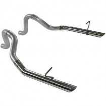 Flowmaster 2.5" All Stainless Steel Tailpipe Kit (1987-93 Mustang 5.0 LX & 1986 GT) 815814
