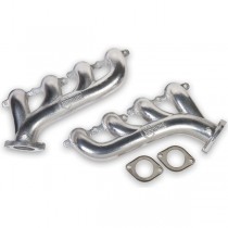 Hooker LS-Series Cast Iron Exhaust Manifolds - Silver Ceramic