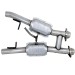 BBK Off-Road H Pipe w/ High Flow Converters (94-95 Mustang 5.0) 1563