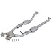 BBK 2.5" X-Pipe w/ High Flow Converters (96-98 Cobra) 1618