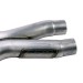 BBK 2-3/4" Short X-Pipe with Converters (05-10 Mustang GT)