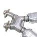 BBK 2.5" Short X-Pipe w/ Converters (1996-04 Mustang GT, Cobra) BBK 1638