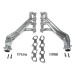 BBK 1-7/8" Full Length Headers - Ceramic Coated (06-24 Charger, Challenger SRT8)