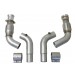 BBK Short Mid Pipe With Cats for 2005-2024 Dodge 6.1,6.4