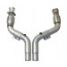BBK Short Mid Pipe With Cats for 2005-2024 Dodge 6.1,6.4