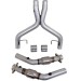 BBK 2-3/4" X-Pipe w/ Converters (05-10 Mustang GT) 1770