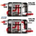 BBK Varitune Adjustable Muffler - Stainless Steel - 2-3/4" Offset / Offset 31025