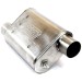 BBK Varitune Muffler - Stainless Steel - 3" Offset / Offset