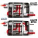 BBK Varitune Muffler - Stainless Steel - 3" Offset / Offset