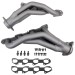 BBK Shorty Headers - Titanium Ceramic (11-24 Charger, Challenger 6.4L)