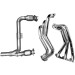 BBK Coated Long Tube Headers, Y-Pipe & Cats (07-11 Wrangler)