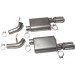 BBK Varitune Axle Back Exhaust - Stainless (05-10 Mustang GT)