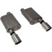 BBK Varitune Axle Back Exhaust - Stainless (05-10 Mustang GT)