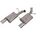 BBK Varitune Axle Back Exhaust Kit - Stainless Steel (11-14 Mustang GT) BBK 41015