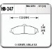 Hawk HPS Front Brake Pads (97-13 GM, Corvette LS1, LS6) HB247F.575