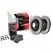 Stoptech Slotted Rotor & Premium Brake Pad Kit - Front (94-98 Mustang V6, GT) 937.61019