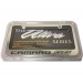 Elite Chrome License Plate Frame Camaro SS Logo